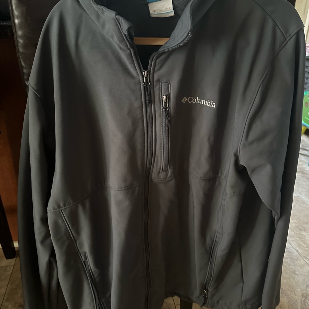 Columbia gray Softshell Jacket men’s big & tall size 2xl